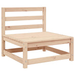 2 Piece Garden Lounge Set Solid Pinewood