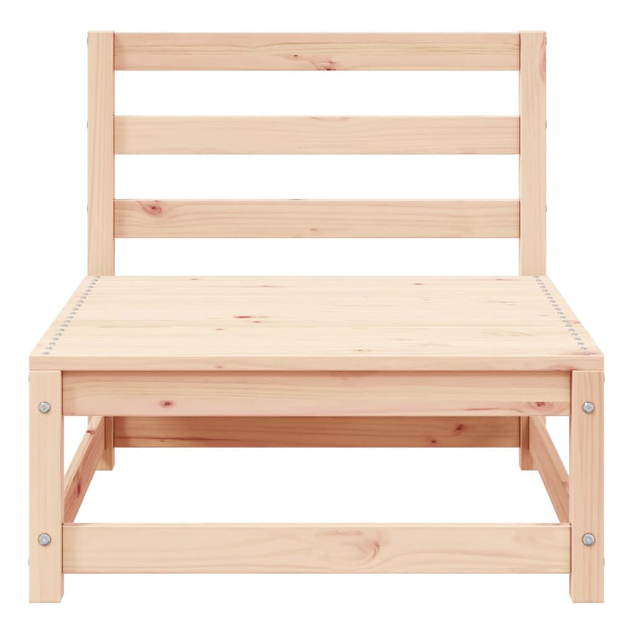 2 Piece Garden Lounge Set Solid Pinewood