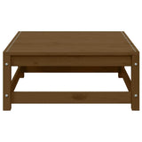 2 Piece Garden Lounge Set Honey Brown Solid Pinewood