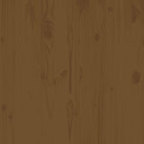2 Piece Garden Lounge Set Honey Brown Solid Pinewood