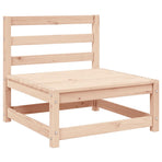 3 Piece Garden Lounge Set Solid Pinewood