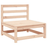 3 Piece Garden Lounge Set Solid Pinewood - Top-Down View