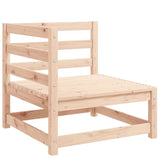 3 Piece Garden Lounge Set Solid Pinewood - 45-Degree Angle