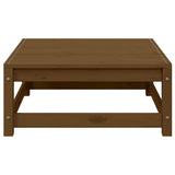 3 Piece Garden Lounge Set Honey Brown Solid Pinewood