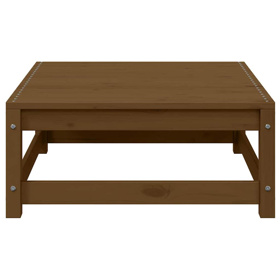 3 Piece Garden Lounge Set Honey Brown Solid Pinewood