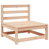 3 Piece Garden Lounge Set Solid Pinewood - 45-Degree Angle