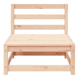 3 Piece Garden Lounge Set Solid Pinewood - Close-Up Angle