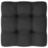 Garden Corner Sofa with Anthracite Cushions Solid Pinewood