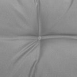 Garden Middle Sofa with Grey Cushions Solid Pinewood - Extra Image