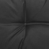 Garden Middle Sofa with Anthracite Cushions Solid Pinewood - Extra Image