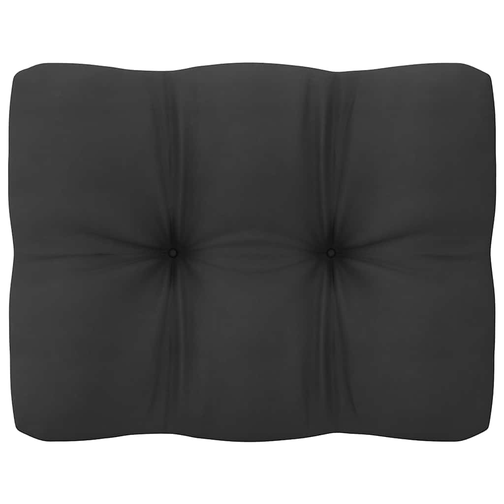Garden 2-Seater Sofa with Cushions White Solid Pinewood