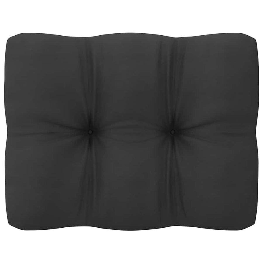 Garden 2-Seater Sofa with Cushions White Solid Pinewood