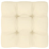 Garden 2-Seater Sofa with Cushions Honey Brown Solid Pinewood