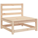 2 Piece Garden Lounge Set with Cushions Solid Pinewood