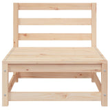 2 Piece Garden Lounge Set with Cushions Solid Pinewood