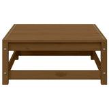 2 Piece Garden Lounge Set with Cushions Honey Brown Pinewood - 45-Degree Angle
