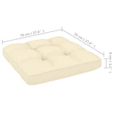 2 Piece Garden Lounge Set with Cushions Honey Brown Pinewood - Extra Image