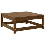 2 Piece Garden Lounge Set with Cushions Honey Brown Pinewood - 45-Degree Angle
