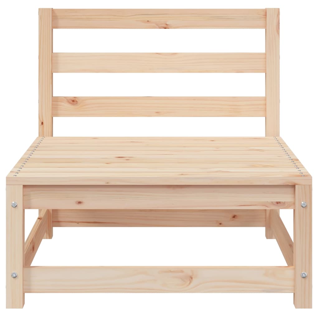 3 Piece Garden Lounge Set with Cushions Solid Pinewood