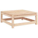 3 Piece Garden Lounge Set with Cushions Solid Pinewood - Low Angle