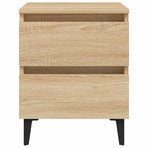 Bed Cabinet Sonoma Oak 40x35x50 cm Engineered Wood