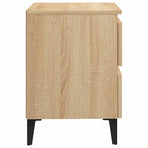 Bed Cabinet Sonoma Oak 40x35x50 cm Engineered Wood