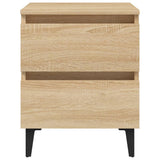 Bed Cabinets 2 pcs Sonoma Oak 40x35x50 cm Engineered Wood - Top-Down View