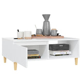 Coffee Table White 90x60x35 cm Engineered Wood