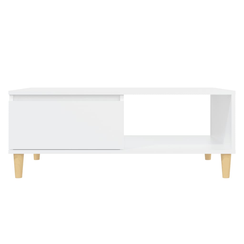 Coffee Table White 90x60x35 cm Engineered Wood