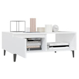 Coffee Table White 90x60x35 cm Engineered Wood
