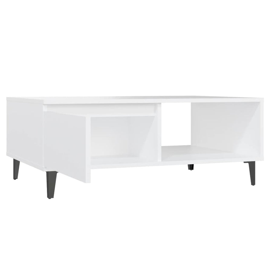 Coffee Table White 90x60x35 cm Engineered Wood