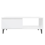 Coffee Table White 90x60x35 cm Engineered Wood