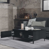 Coffee Table Black 90x60x35 cm Engineered Wood