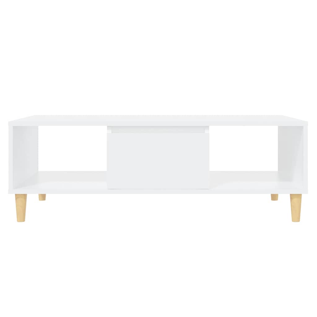Coffee Table White 103.5x60x35cm Engineered Wood