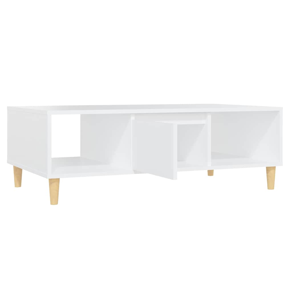 Coffee Table White 103.5x60x35cm Engineered Wood