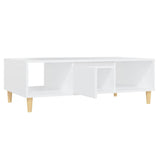 Coffee Table White 103.5x60x35cm Engineered Wood