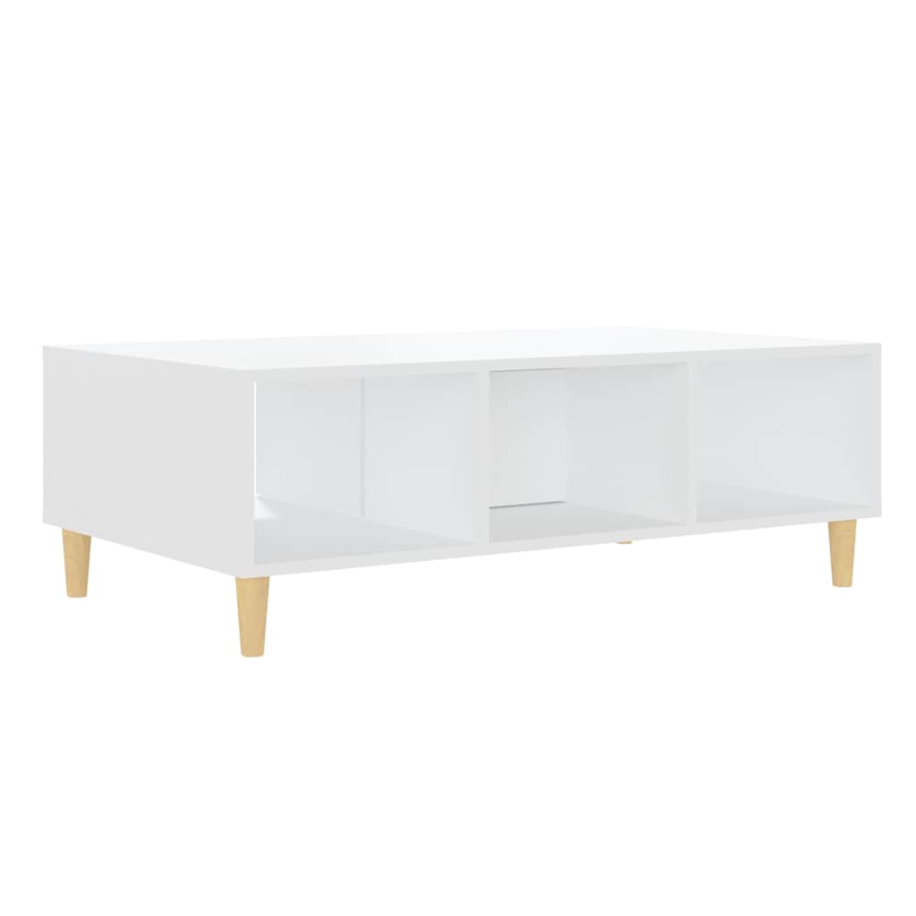Coffee Table White 103.5x60x35cm Engineered Wood