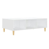 Coffee Table White 103.5x60x35cm Engineered Wood