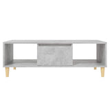 Coffee Table Concretre Grey 103.5x60x35 cm Engineered Wood