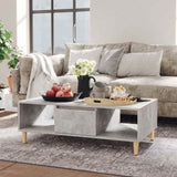 Coffee Table Concretre Grey 103.5x60x35 cm Engineered Wood