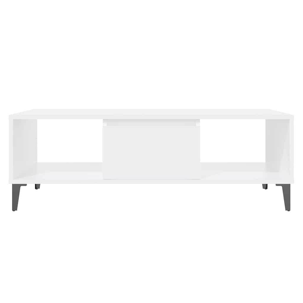 Coffee Table White 103.5x60x35 cm Engineered Wood