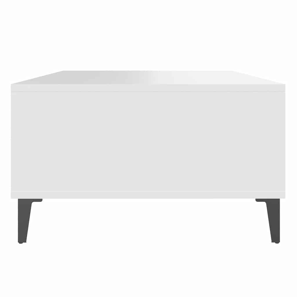 Coffee Table White 103.5x60x35 cm Engineered Wood