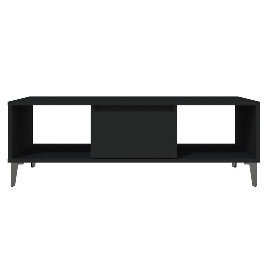 Coffee Table Black 103.5x60x35 cm Engineered Wood