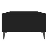 Coffee Table Black 103.5x60x35 cm Engineered Wood - Rear View