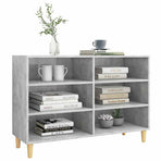 Sideboard Concrete Grey 103.5x35x70 cm Engineered Wood