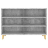 Sideboard Concrete Grey 103.5x35x70 cm Engineered Wood - Top-Down View