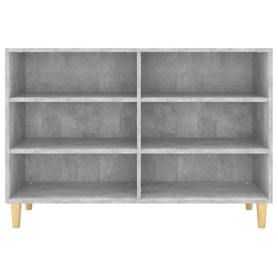 Sideboard Concrete Grey 103.5x35x70 cm Engineered Wood