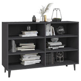 Sideboard Grey 103.5x35x70 cm Engineered Wood - Side View