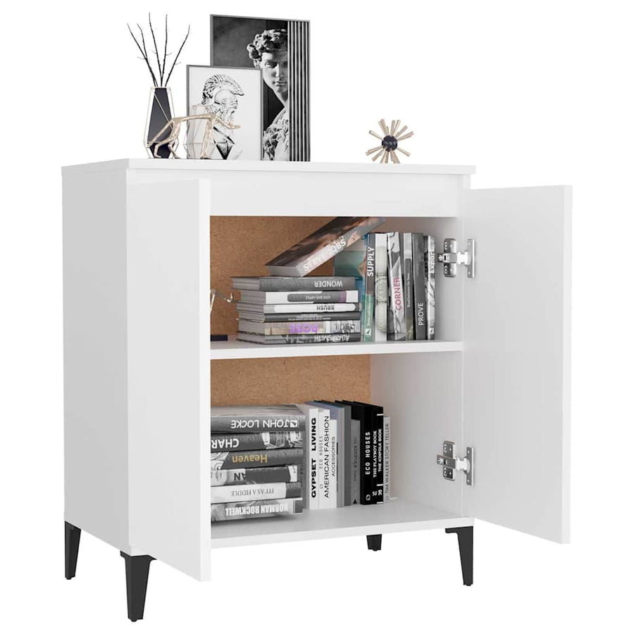 Sideboard White 60x35x70 cm Engineered Wood