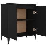 Sideboard Black 60x35x70 cm Engineered Wood - Top-Down View